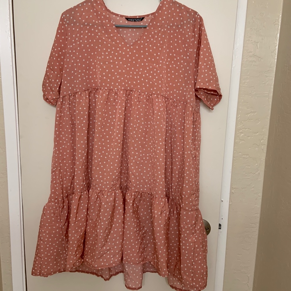 Rosy pink dress